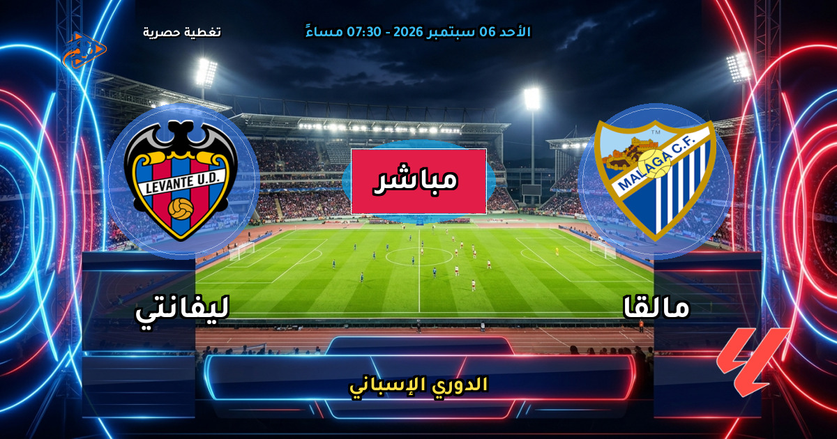 نتيجة مباراة مالقا ضد ليفانتي (0 - 0) — ملخص وأهداف الدوري الإسباني